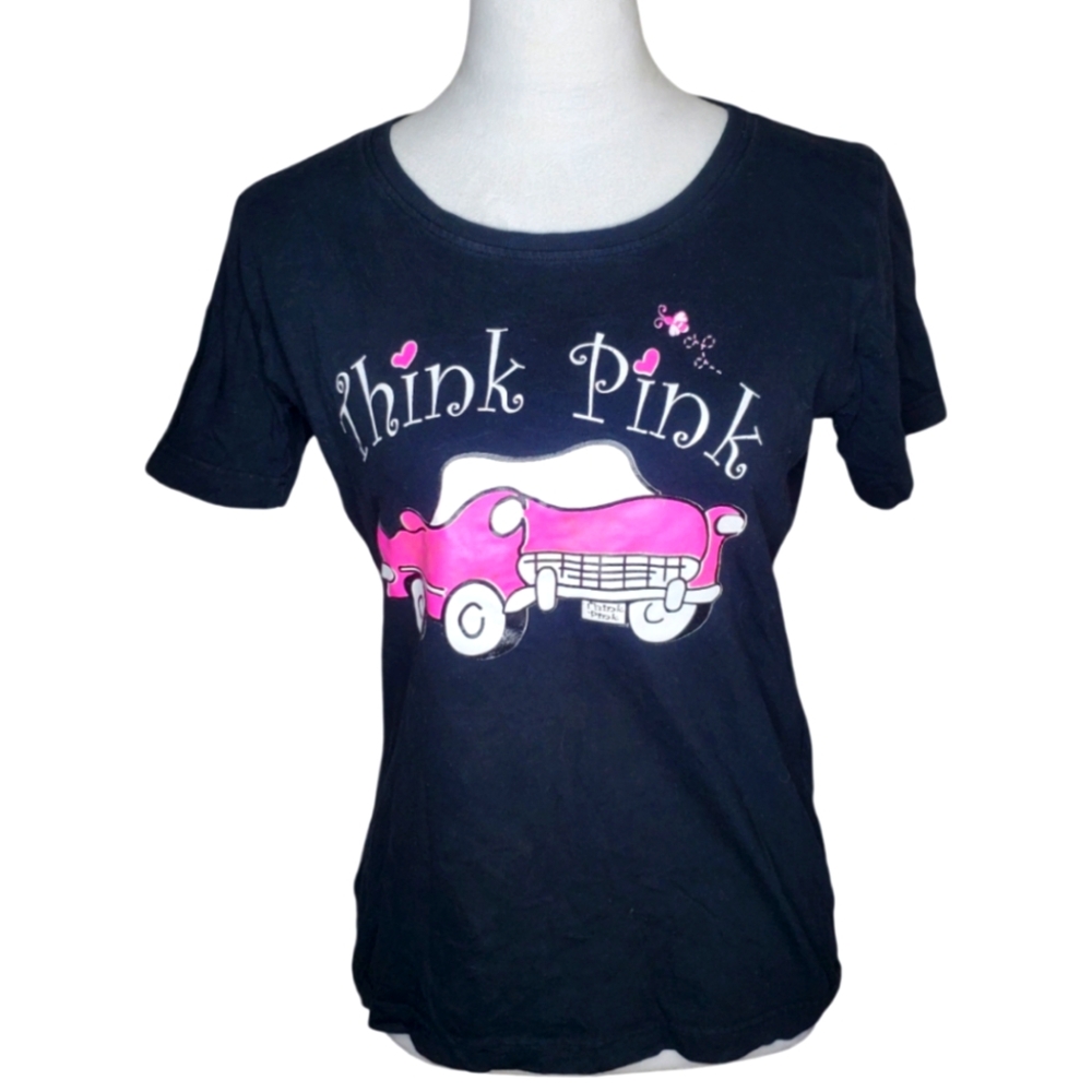 🦋LAT Think Pink 100% Cotton Graphic Tee